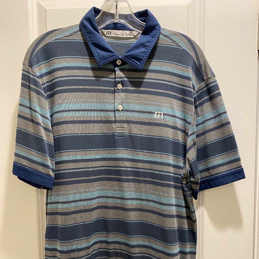 Travis Mathews Men's Polo Sz Med
